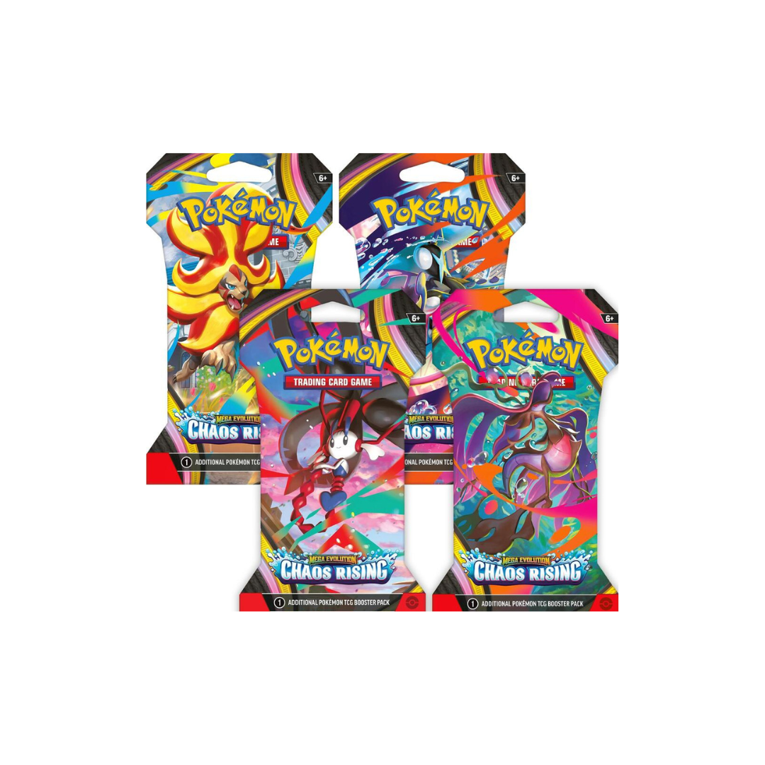 Chaos Rising Sleeved Booster Pack Art Bundle [Set of 4] - ME04: Chaos Rising (CRI)™