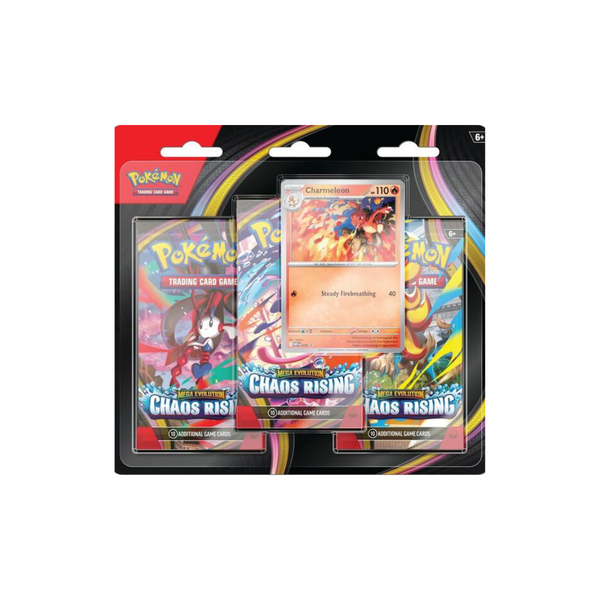 Chaos Rising 3 Pack Blister [Charmeleon] - ME04: Chaos Rising (CRI)™