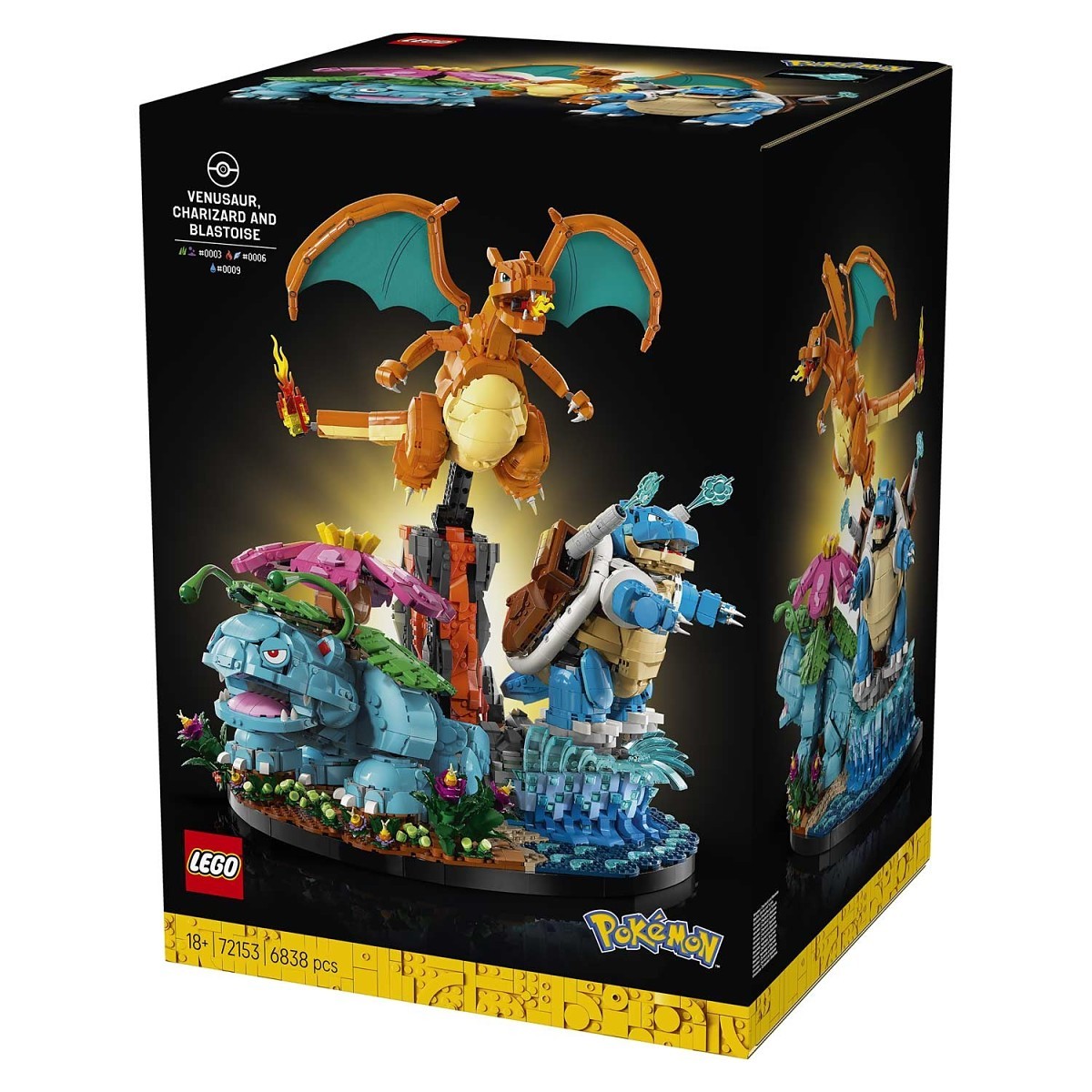 Venusaur, Charizard & Blastoise™